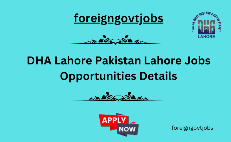 Pakistan Lahore Jobs